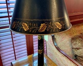 The Bradford Company blackand gold lamp