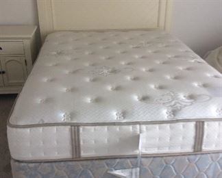 Queen mattress, box spring, and headboard. Excellent condition. The headboard is available separately