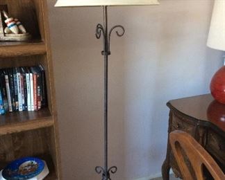 Iron floor lamp