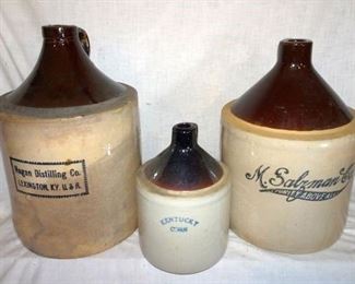 Advertising Stoneware Jugs