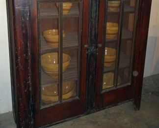 Screen Door Pie Safe Cupboard In Old Paint 