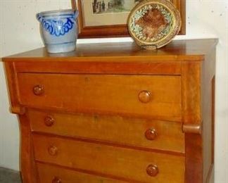 Period Cherry Chest Of Drawers 