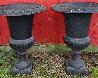 Pair Iron Plant Stands