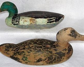 Collection of Wooden Duck Decoys