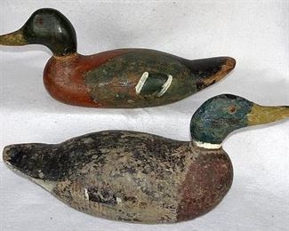 Collection of Wooden Duck Decoys