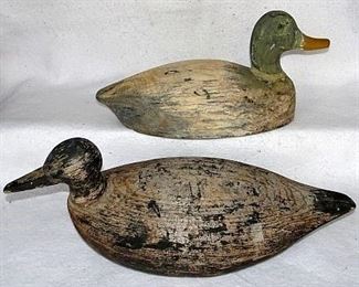Collection of Wooden Duck Decoys
