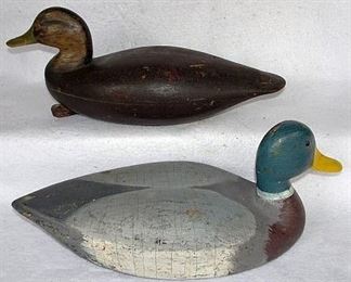 Collection of Wooden Duck Decoys