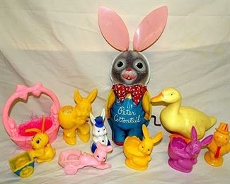 Plastic & Various Vintage Easter Toys