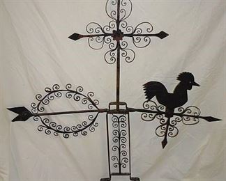 Ornate Rooster Weathervane