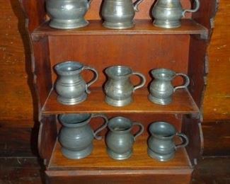 Early Pewter Measures