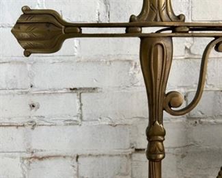 Brass Bridge Lamp, Shows Detail
