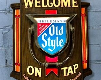 Vintage Old Style Beer Bar Light