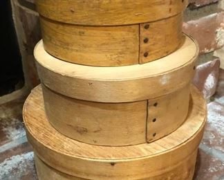 Set Of 3 Round Graduated Pantry Boxes