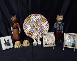 Plates, cats, angels, pictures and Bundt cakes