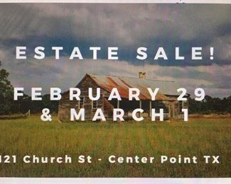 ESTATE SALE PHOTO FLYER