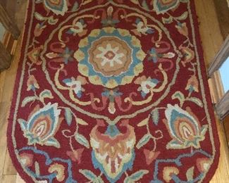 Many unique rugs
