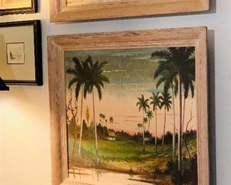 Antique Oil on Canvas $125