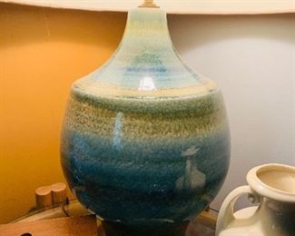 Vintage Art Pottery Lamp $75