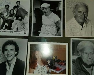 Love Boat Guest Stars signed photos and lobby cards from the 80's.