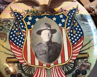 WWl dinner plate size button