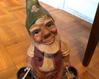 Large hand painted Gnome