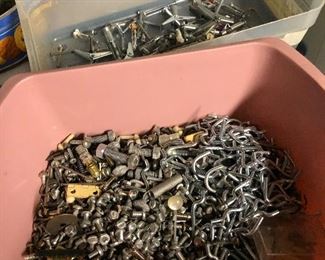 Thousands of nuts, bolts, screws and more