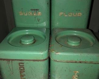 Vintage cannister set