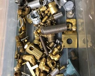 Brass fittings, hinges, more