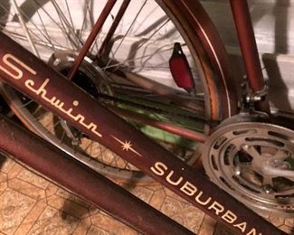 His and hers pair of Schwinn Suburban Bicycles. All original!