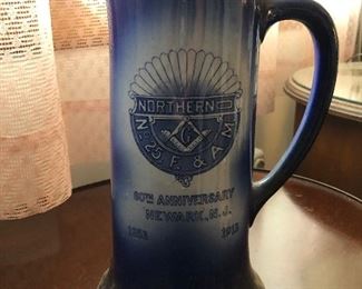 Thomas Mattocks and Sons vessel Decorated with the Mason's logo and dated 1913.