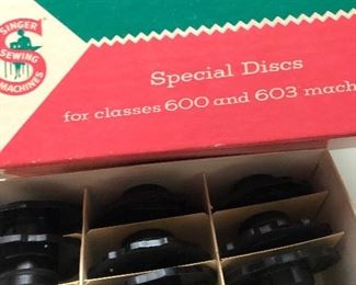 Boxes and boxes of Singer Sewing machine parts