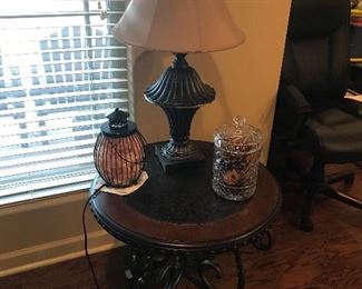 Metal feet coffee and end tables