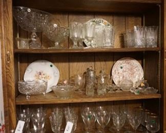 stemware, bowls, plates cake plates, candy dishes and more