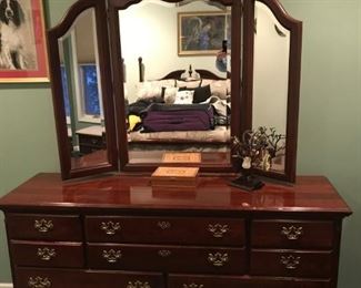 Cherry wood bedroom set