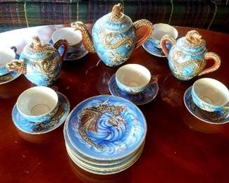 Chinese Dragon tea set