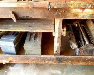 Old work bench