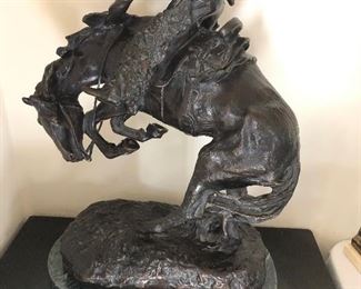 Frederick Remington bronze statue