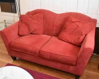 Red Love Seat / Sofa