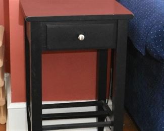 Ebony End Table with Drawer
