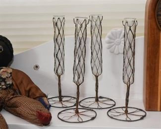 Wire Wrapped Test Tube Bud Vases
