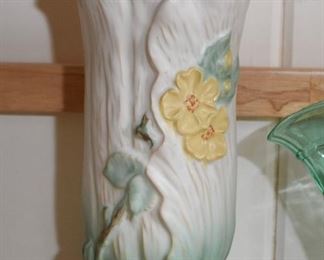 Vintage Pottery Vase (repaired)