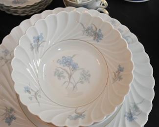 Blue & White Floral Dinnerware / Dishes