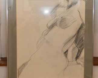 Framed Artwork - Nude