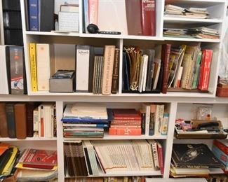 Bookcases, Office Supplies, Books