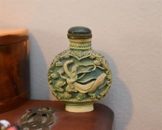 Chinese Snuff Bottle (has a hole in the bottom)