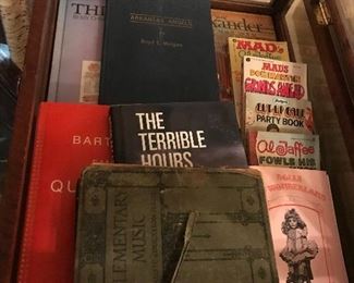 vintage and retro and special books 