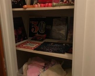 ALBUMS AND BATH LINENS