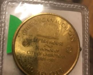 $15.00  Michigan Medal from Cheboygan.