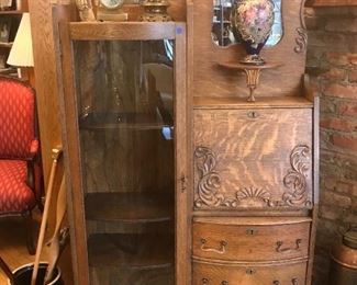 $395.00 1890’s Gorgeous bookcase secretary side by side
