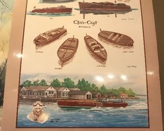  $15.00 Chris Craft Boat Show Poster 